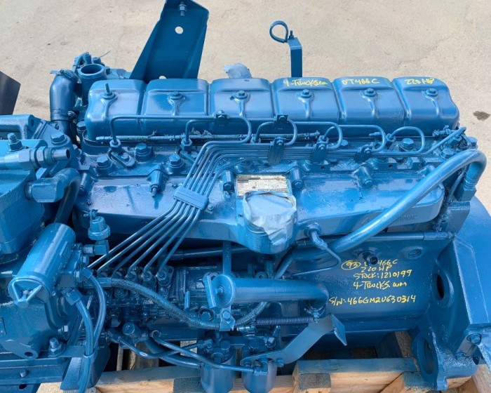 1993 INTERNATIONAL DT466C ENGINE 220 HP