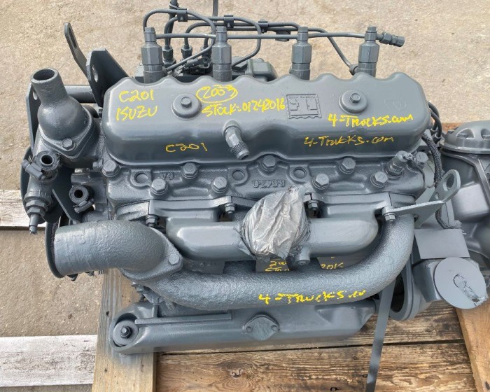 2003 ISUZU C201 ENGINE 34.8HP