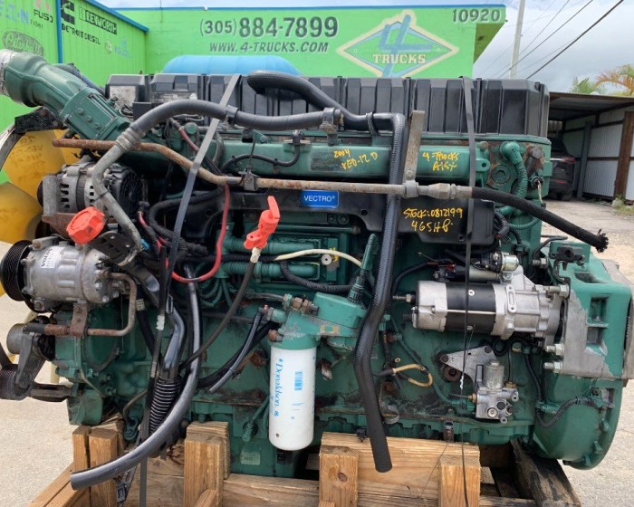 2004 VOLVO VED-12D ENGINE 465 HP