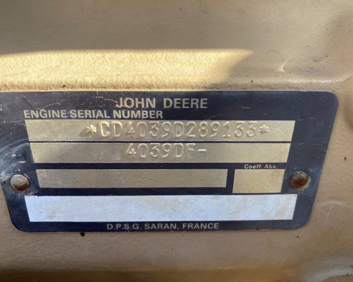 1996 JOHN DEERE 4039DF ENGINE 54HP