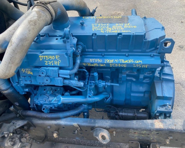 2001 INTERNATIONAL DT530E ENGINE 275HP