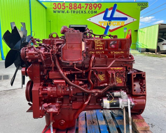 2009 CUMMINS ISM350V ENGINE 350HP