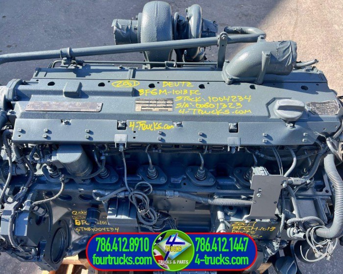 2001 DEUTZ BF6M-1013FC ENGINE 299HP