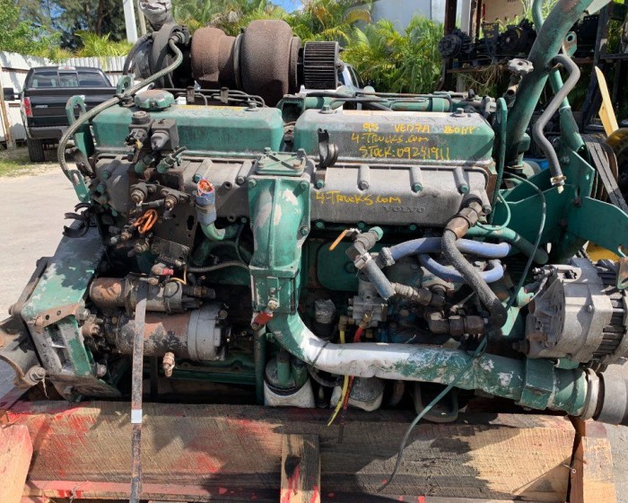 1995 VOLVO VED7A  ENGINE 260 HP
