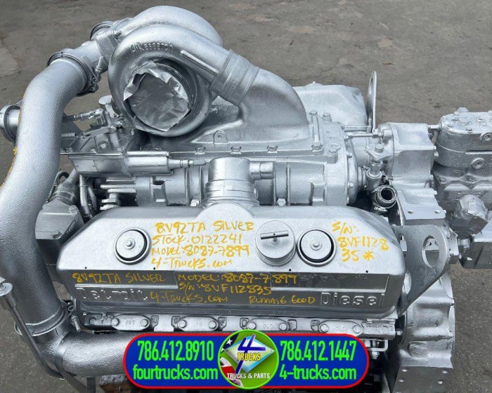 1994 DETROIT 8V92TA SILVER ENGINE 445HP
