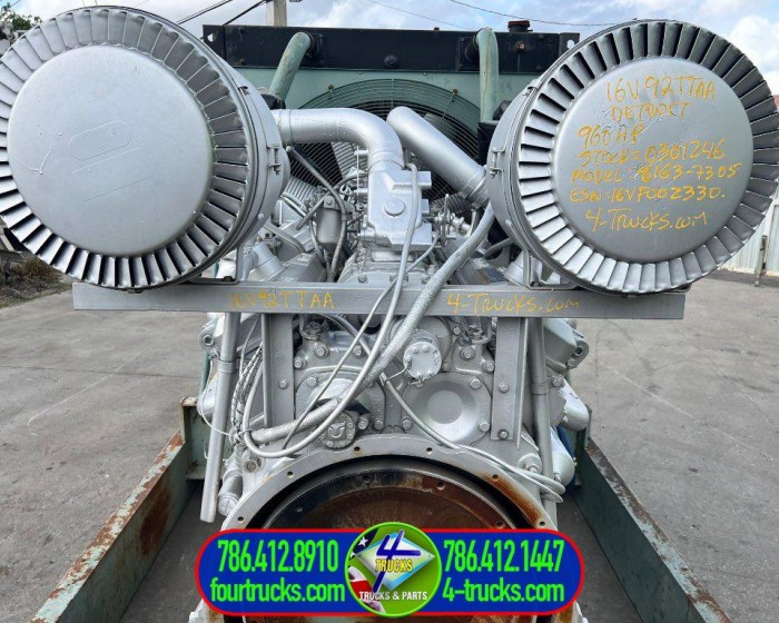 1992 DETROIT 16V92TA ENGINE 960HP
