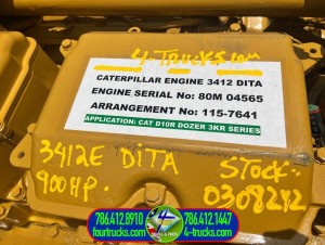 1998 CATERPILLAR 3412E ENGINE 900HP