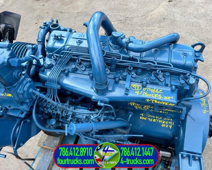 1993 INTERNATIONAL DT466C ENGINE 210HP