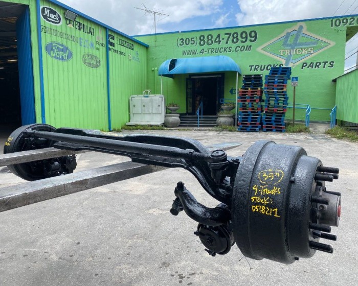 2008 MERITOR-ROCKWELL 18.000-20.000LBS FRONT AXLES 