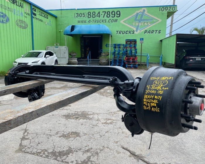 2015 MERITOR-ROCKWELL 20.000LBS FRONT AXLES 