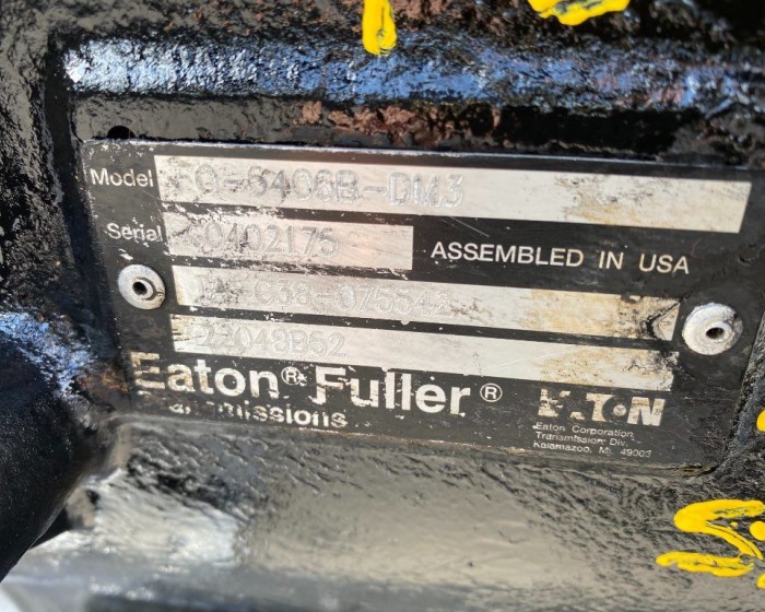 2012 EATON-FULLER FO-5406B-DM3 TRANSMISSIONS 6 SPEED