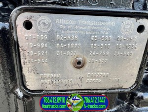 2001 ALLISON MD3560 TRANSMISSIONS AUTOMATIC