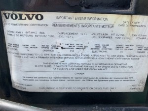 2006 VOLVO VED-12D ENGINE 365 HP