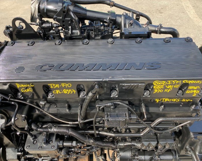 2007 CUMMINS ISM ENGINE 370