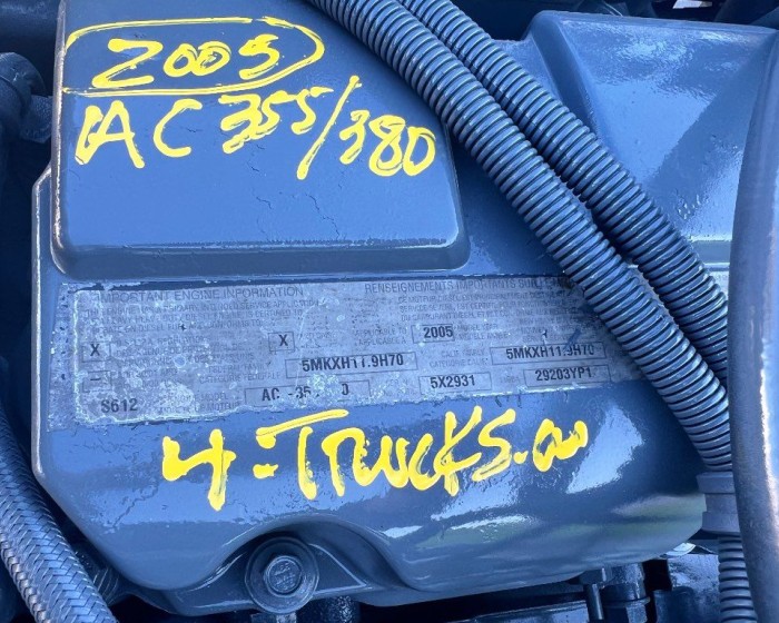 2005 MACK AC355/380 ENGINE 355-380HP