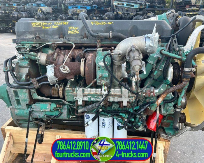 2011 VOLVO D11H385 ENGINE 385HP
