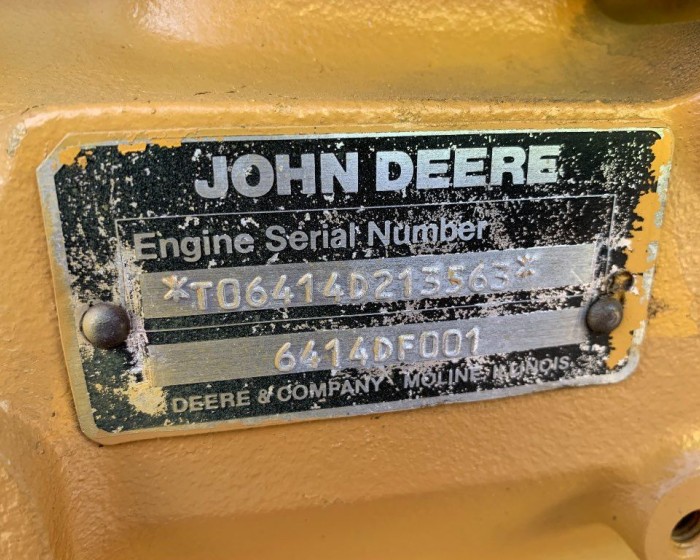 1980 JOHN DEERE 6414 ENGINE 90 HP