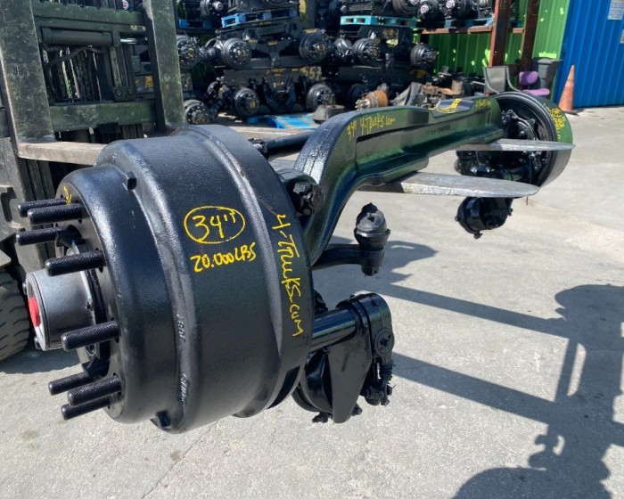 2007 FORD 20.000LBS FRONT AXLES 