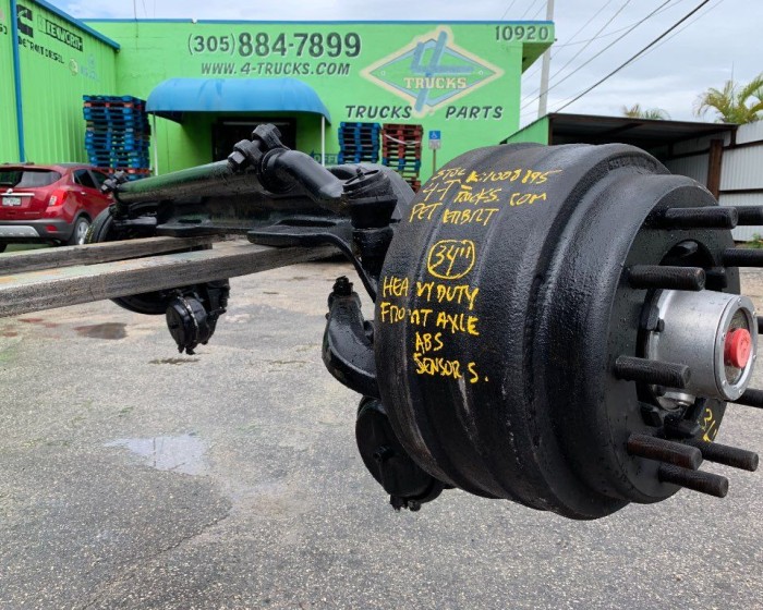 2009 ROCKWELL 18.000-20.000 LBS  FRONT AXLES 